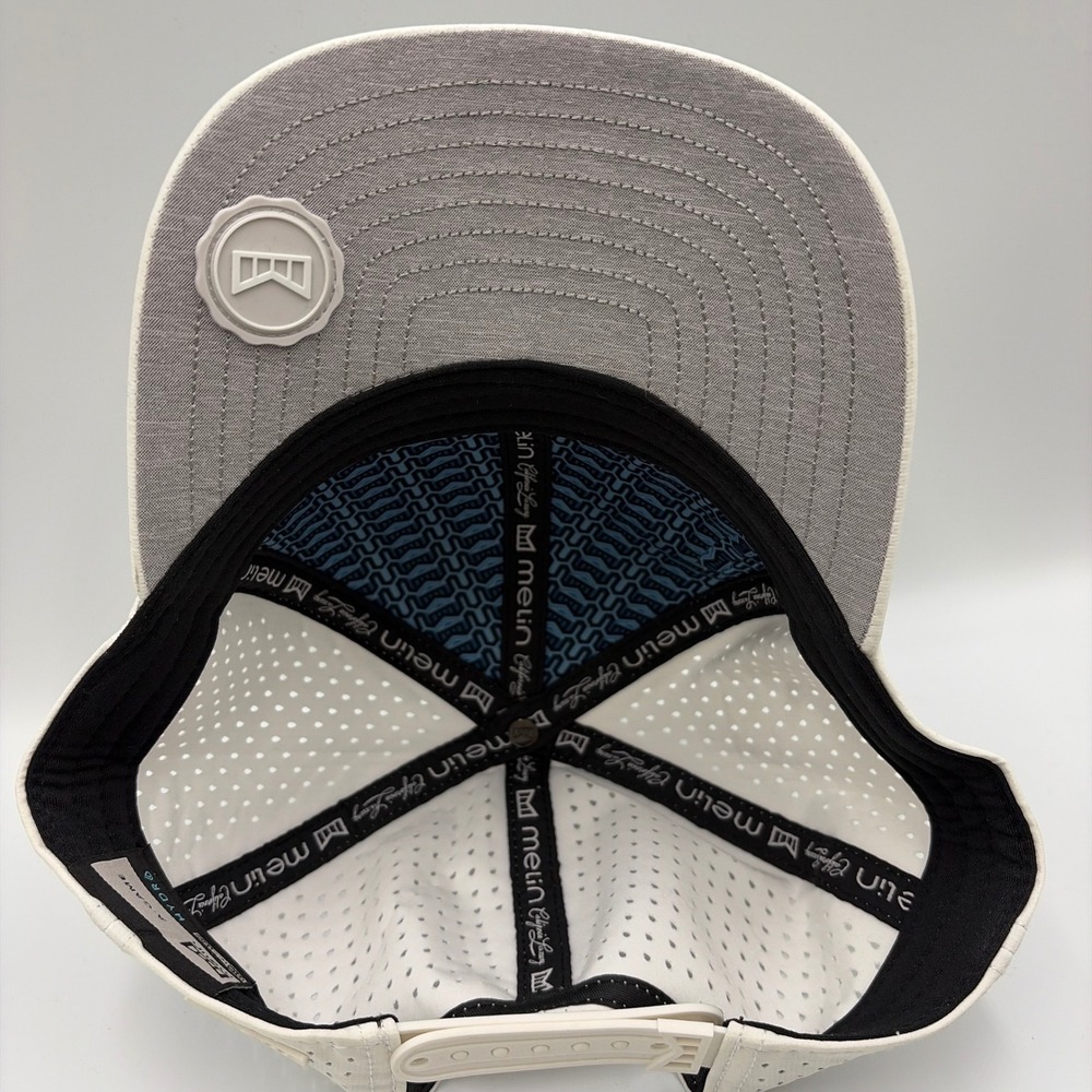 Melin A-Game Hydro Hat Mens OSFA Snapback White Performance Floating Outdoors - Picture 9 of 10